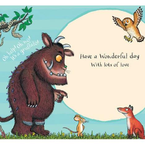 Amazing Grandson The Gruffalo Birthday Card Extra Image 1